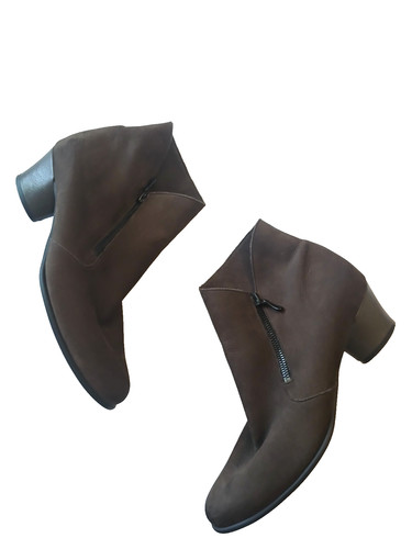 Arche leather suede zipper - ln,
