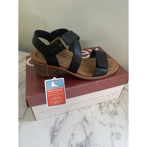 Aetrex black leather - black,